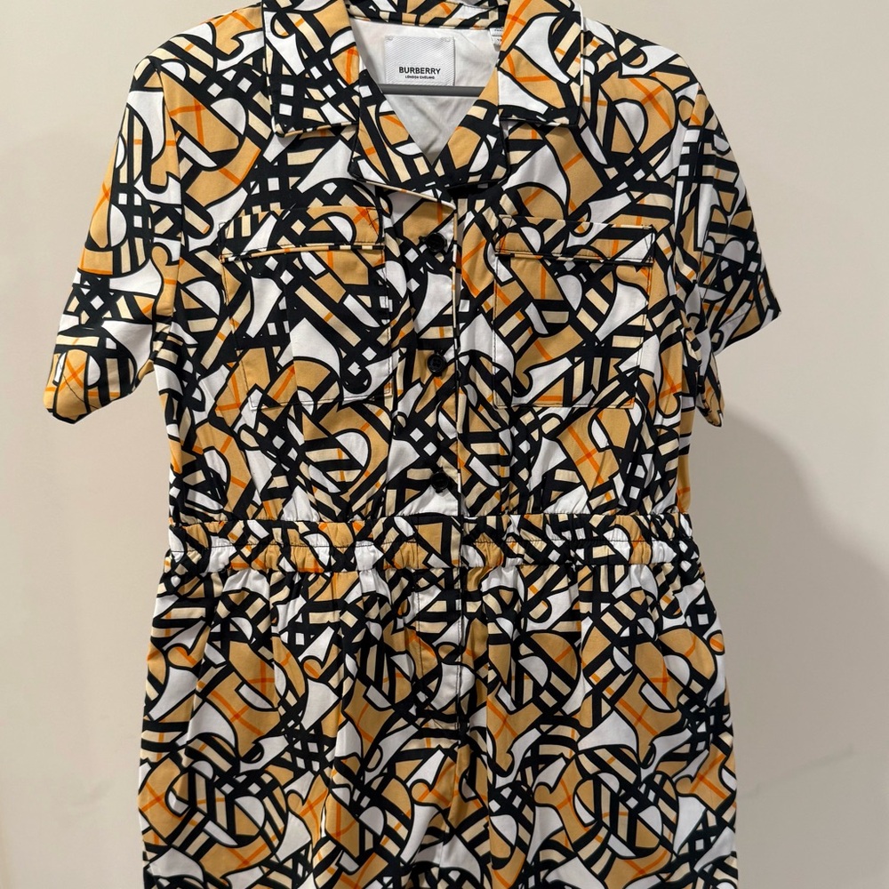Burberry Girls Monogram Romper
